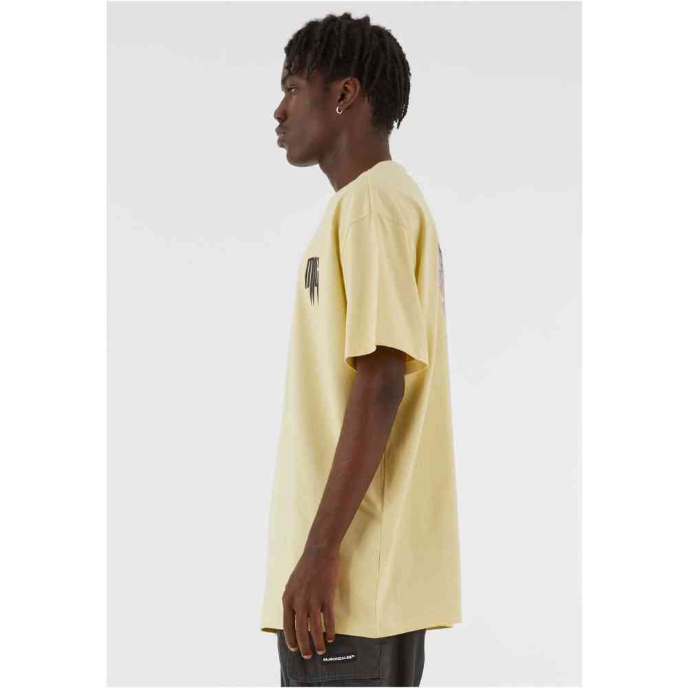 MJ GONZALES - Metamorphose V.2 X Heavy Oversized Heren Tshirt - Geel